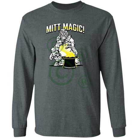 Mitt Magic Unisex Long Sleeve T-Shirt - Heather Grey