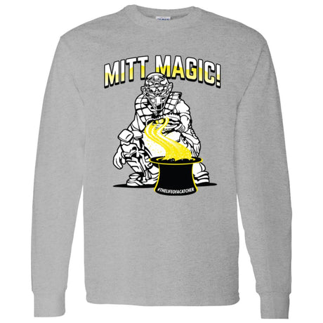 Mitt Magic Unisex Long Sleeve T-Shirt - Steel