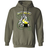 Mitt Magic Unisex Pullover Hoodie - Military Green