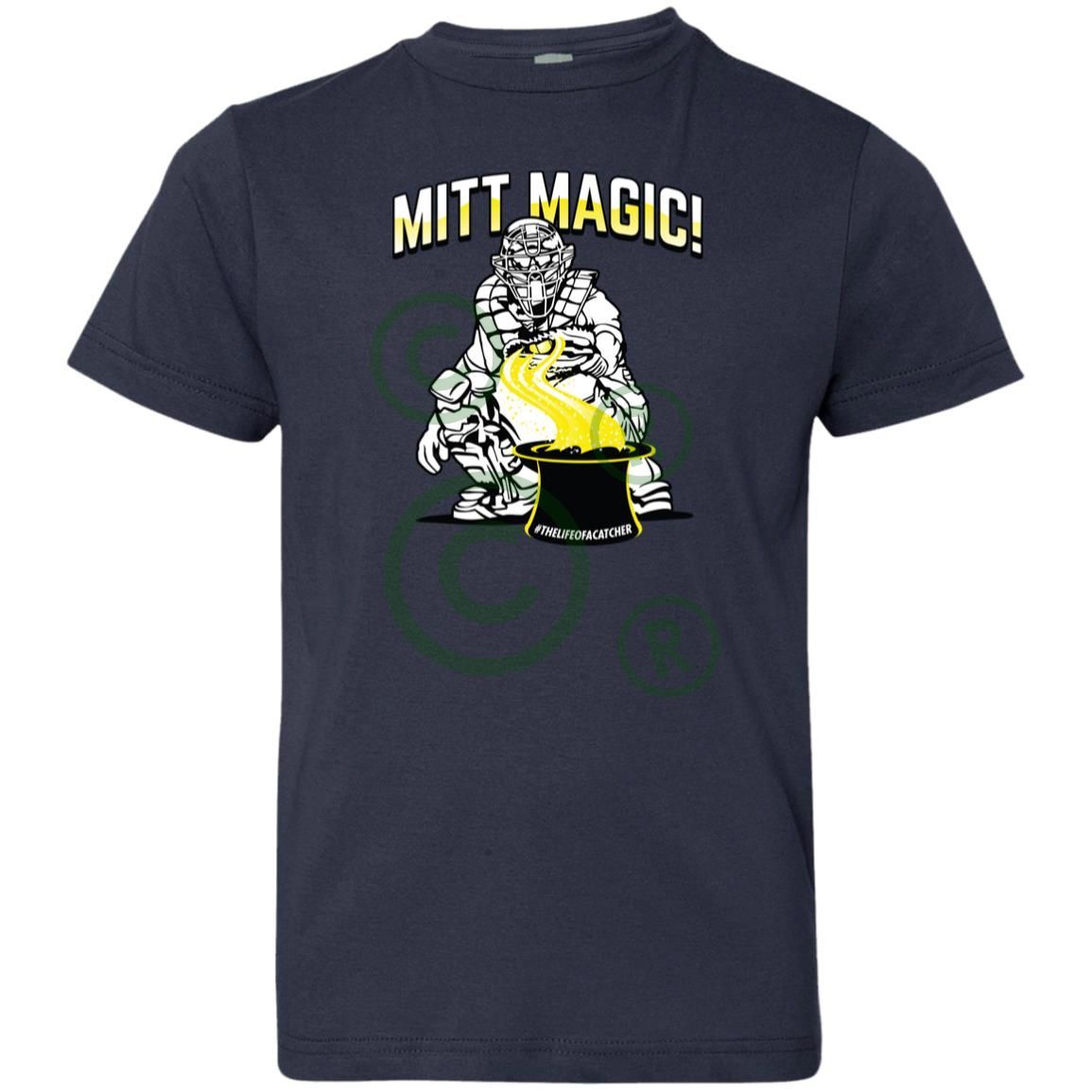 Mitt Magic Youth Jersey T-Shirt - Navy