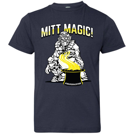 Mitt Magic Youth Jersey T-Shirt - Navy