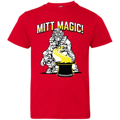 Mitt Magic Youth Jersey T-Shirt - Red
