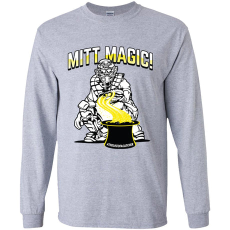 Mitt Magic Youth Long Sleeve T-Shirt - Grey