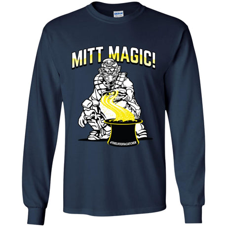 Mitt Magic Youth Long Sleeve T-Shirt - Navy