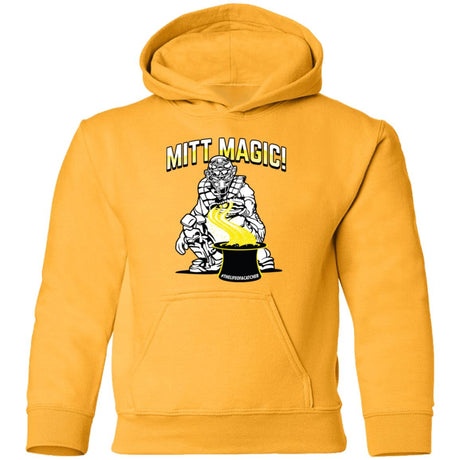 Mitt Magic Youth Pullover Hoodie - Gold