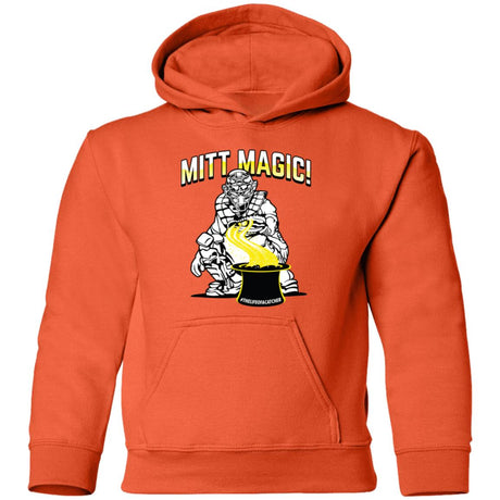Mitt Magic Youth Pullover Hoodie - Orange