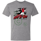 Stay Low & Let It Go Men's Triblend T-Shirt - Premium Heather