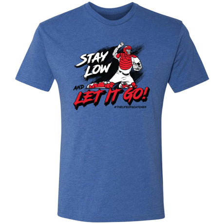 Stay Low & Let It Go Men's Triblend T-Shirt - Royal