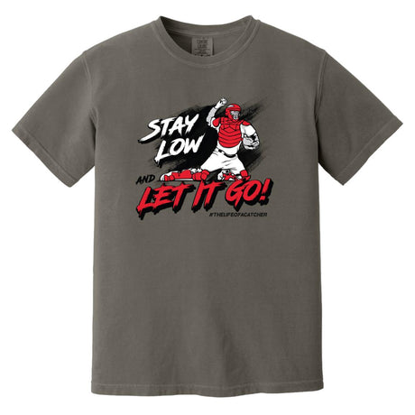 Stay Low & Let It Go Unisex Heavyweight T-Shirt - Pepper