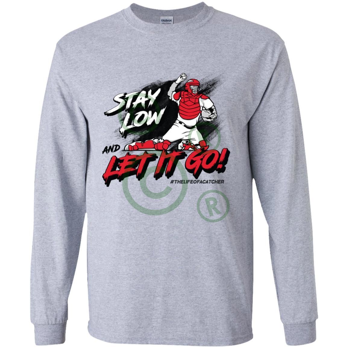 Stay Low & Let It Go Youth Long Sleeve T-Shirt - Grey