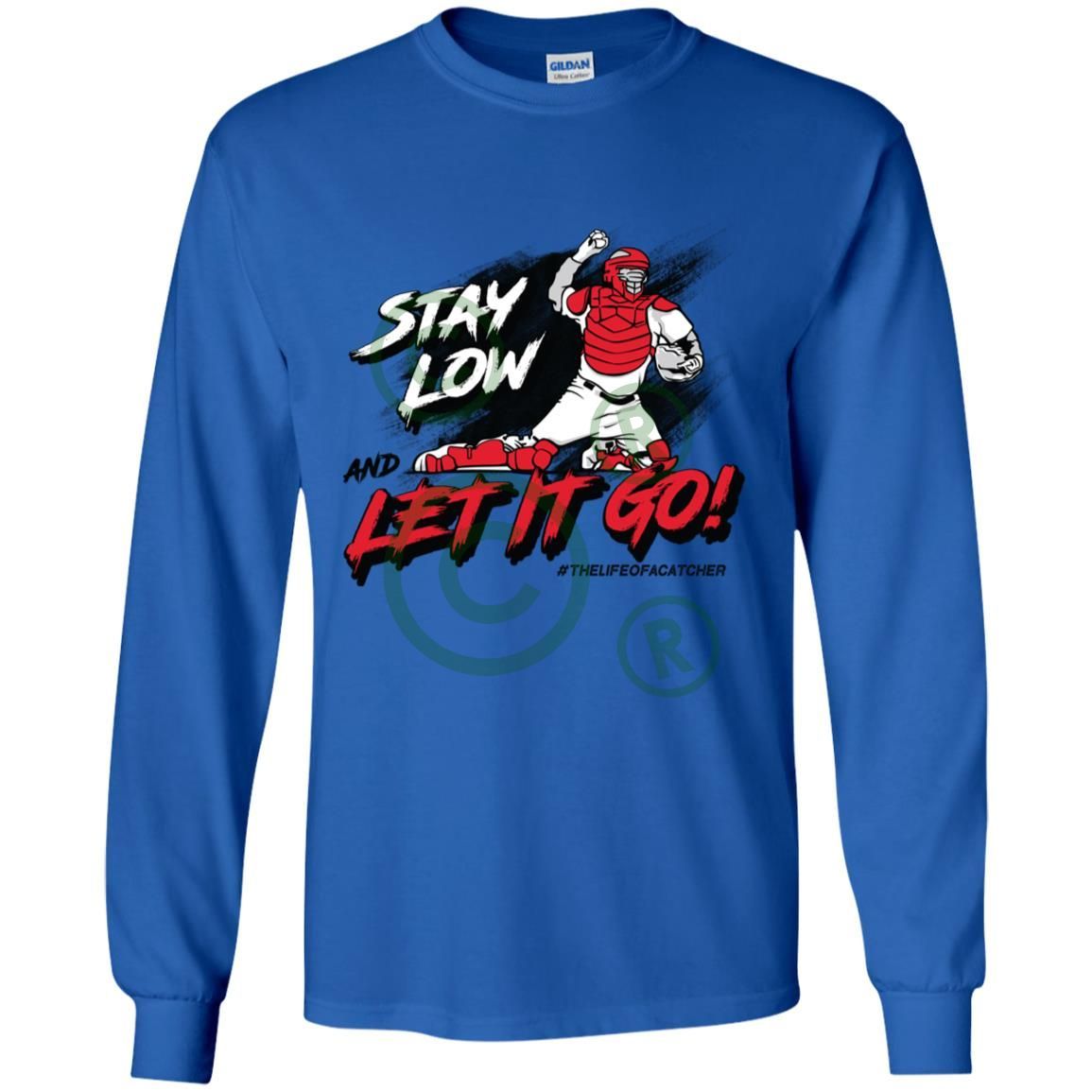 Stay Low & Let It Go Youth Long Sleeve T-Shirt - Royal