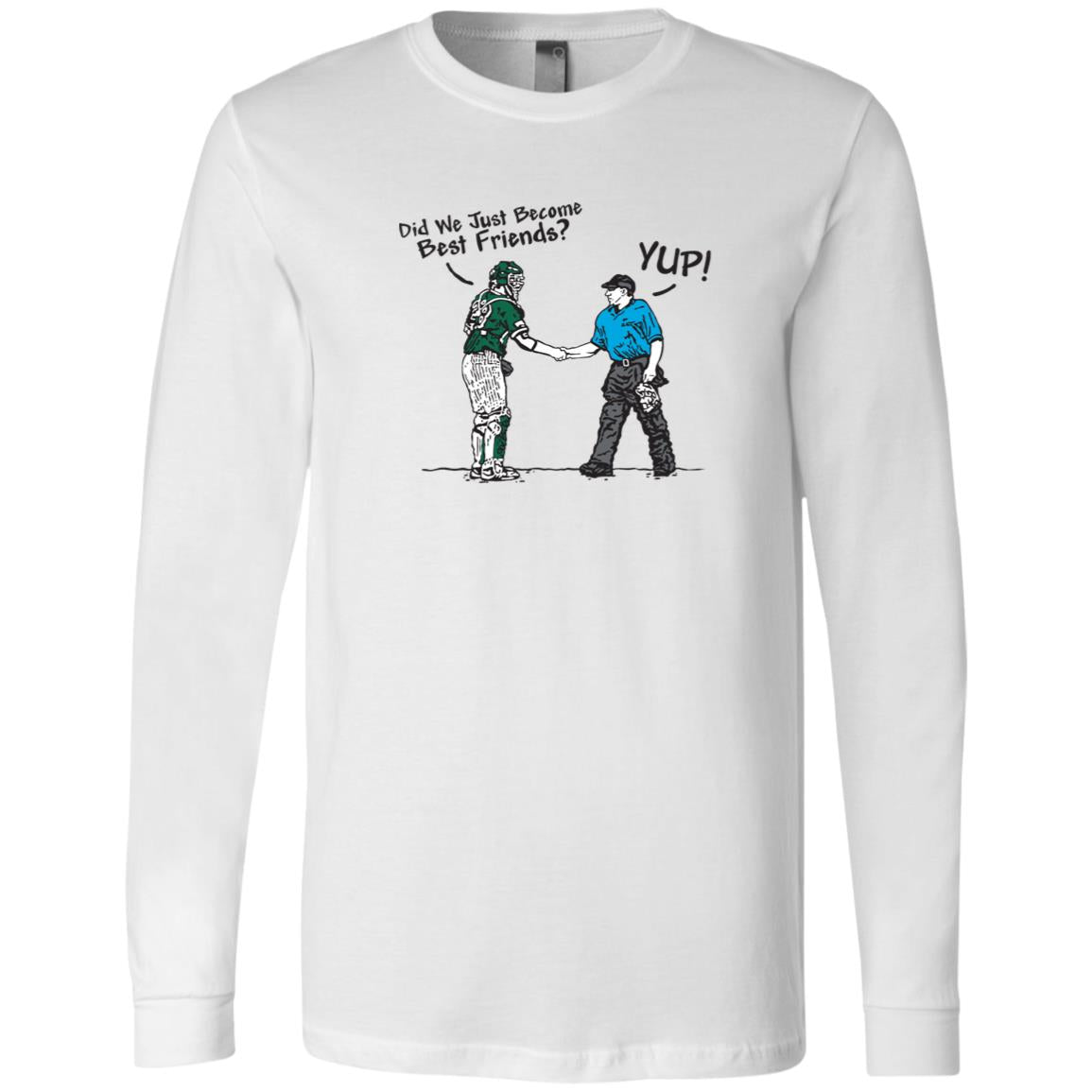 The Catching Guy Best Friends Men's Jersey Tee white