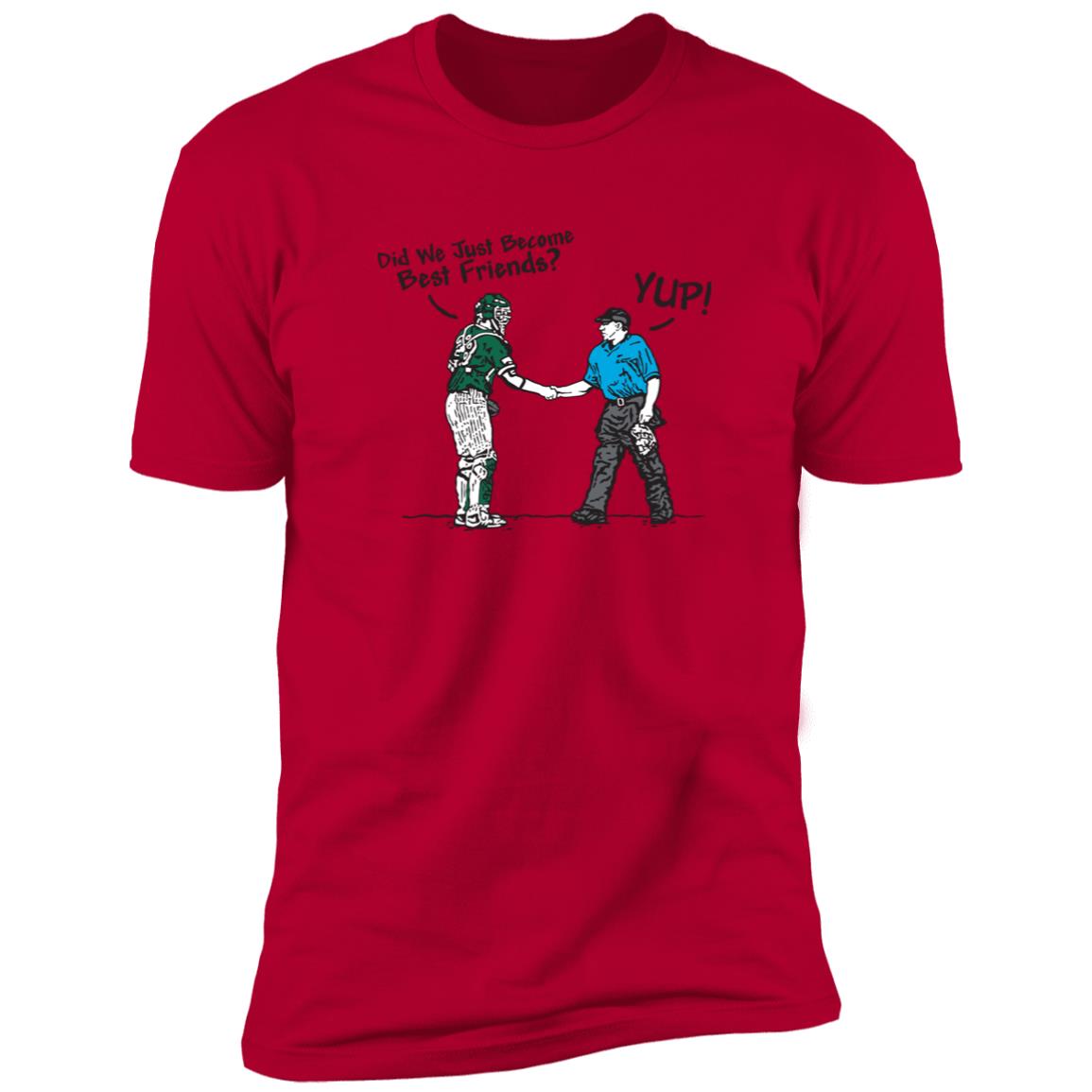 The Catching Guy Best Friends Tee red