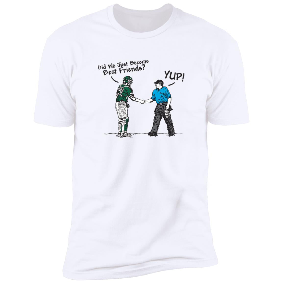 The Catching Guy Best Friends Tee white