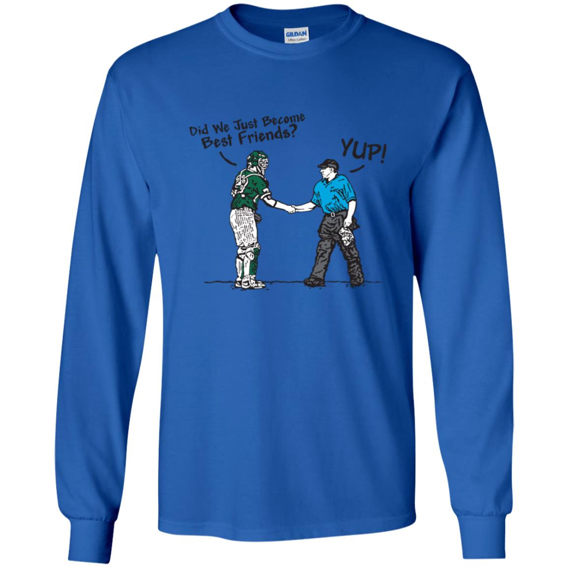 The Catching Guy Best Friends Youth Long Sleeve Tee blue