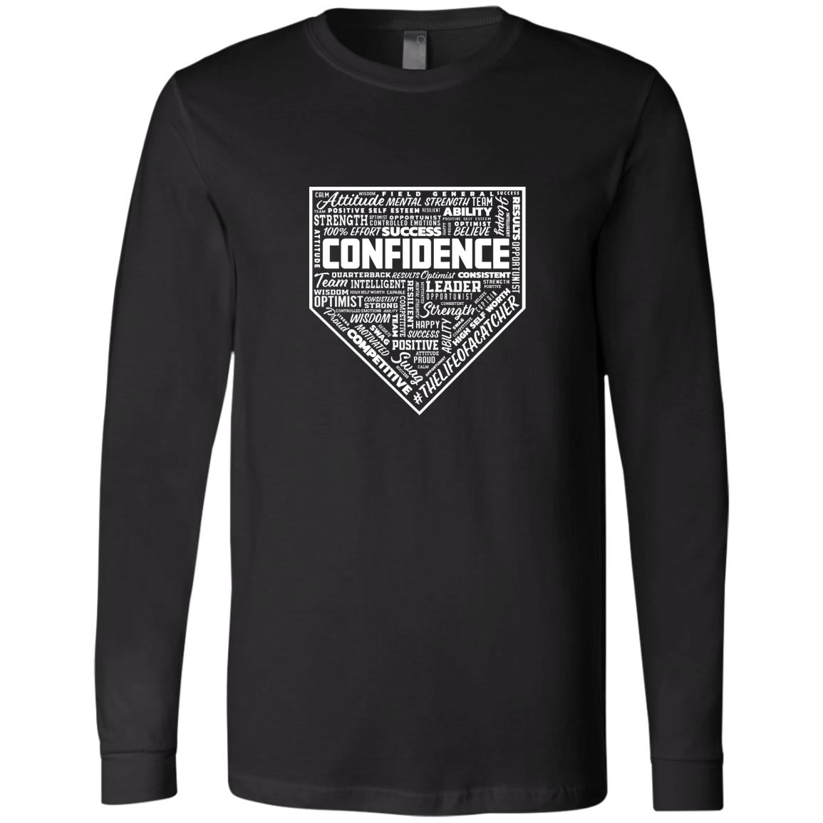The Catching Guy Catcher Confidence Jersey Tee in black