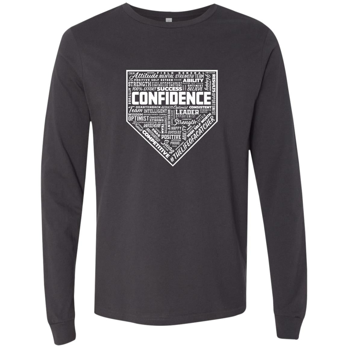 The Catching Guy Catcher Confidence Jersey Tee in grey