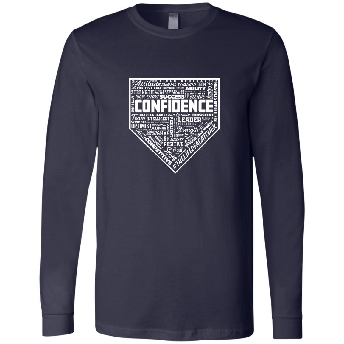 The Catching Guy Catcher Confidence Jersey Tee in navy