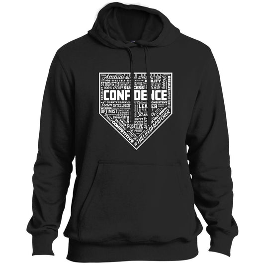 The Catching Guy Catcher Confidence Pullover Hoodie in black