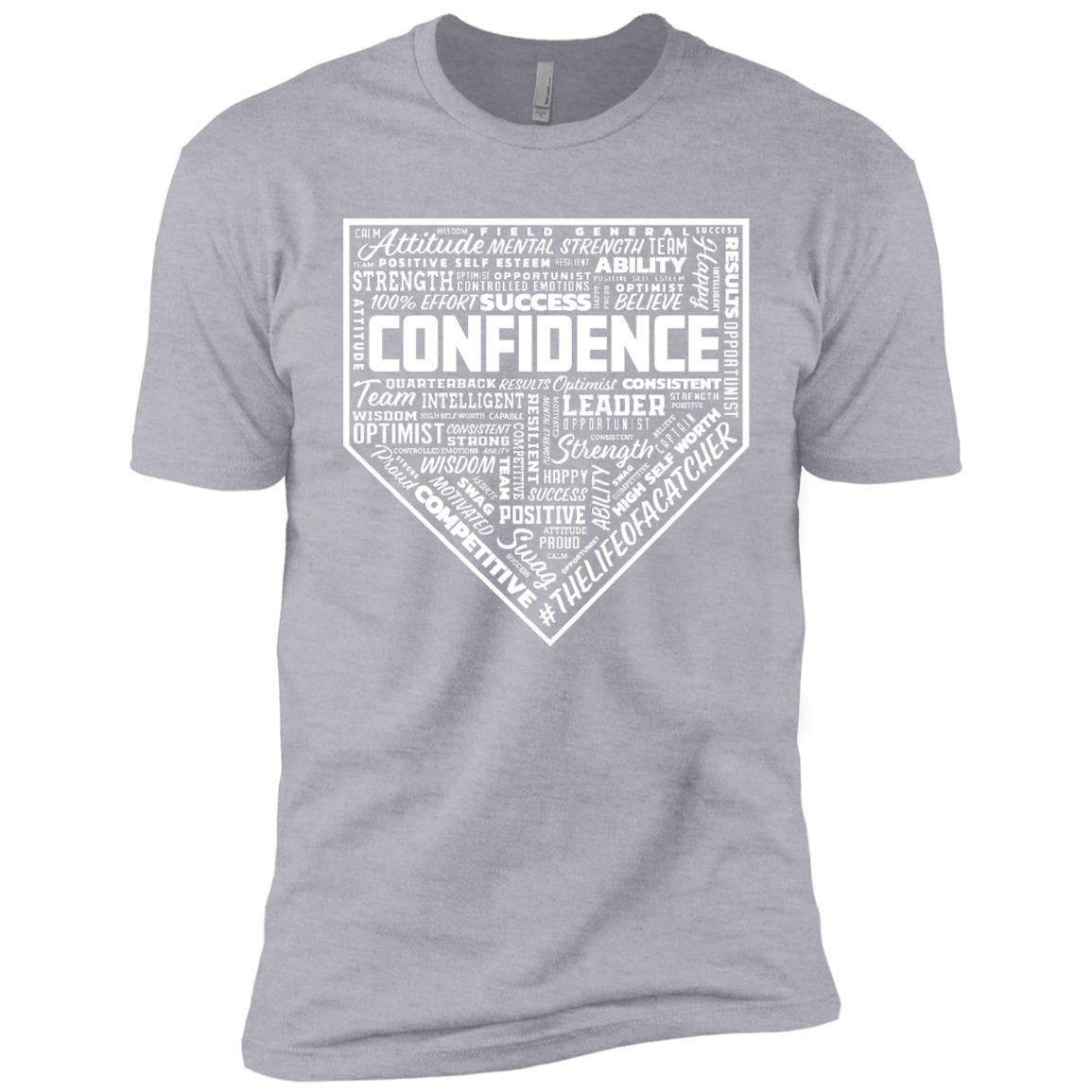 The Catching Guy Catcher Confidence Youth Tee in grey