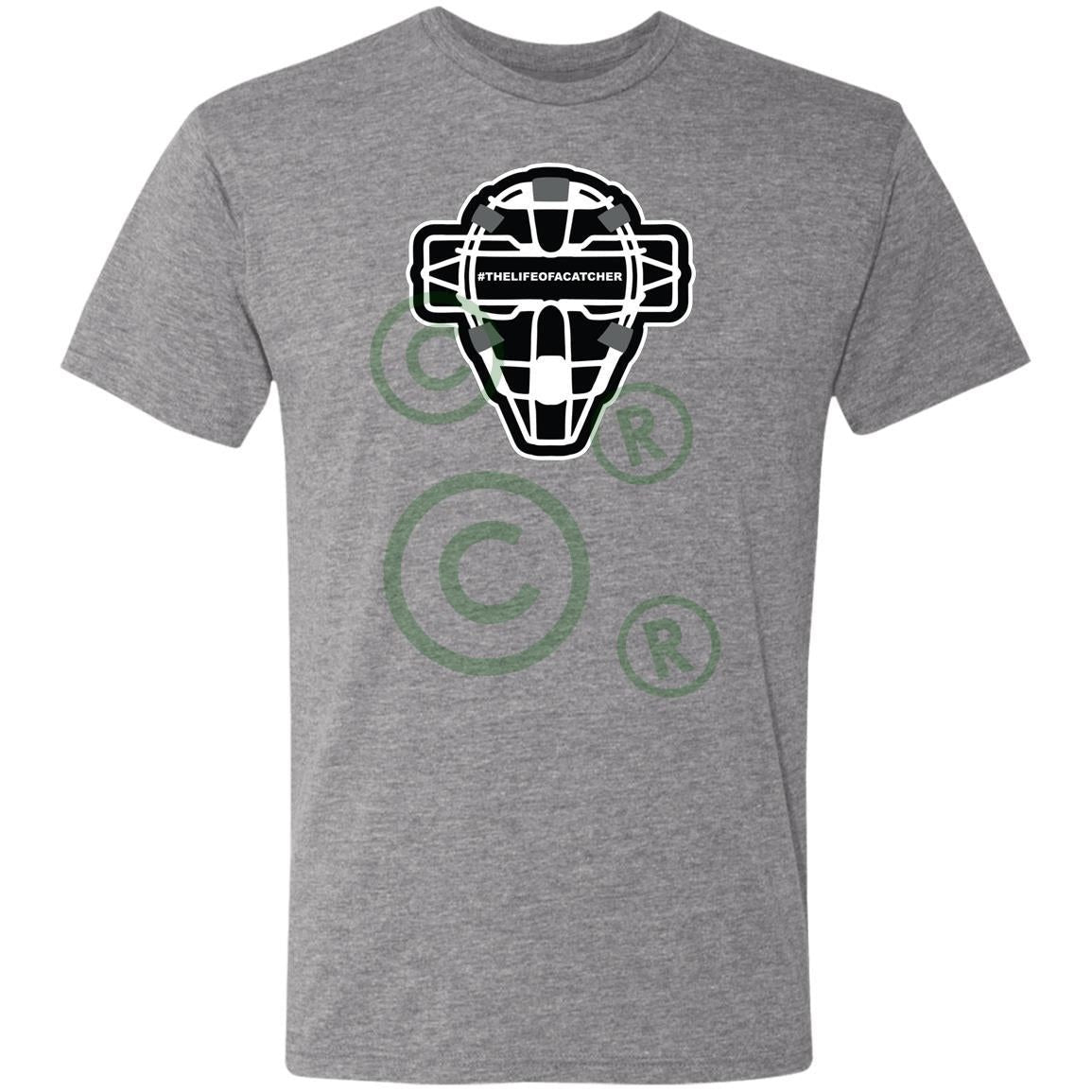 The Catching Guy Logo Mask Men's Triblend T-Shirt - Heather Grey