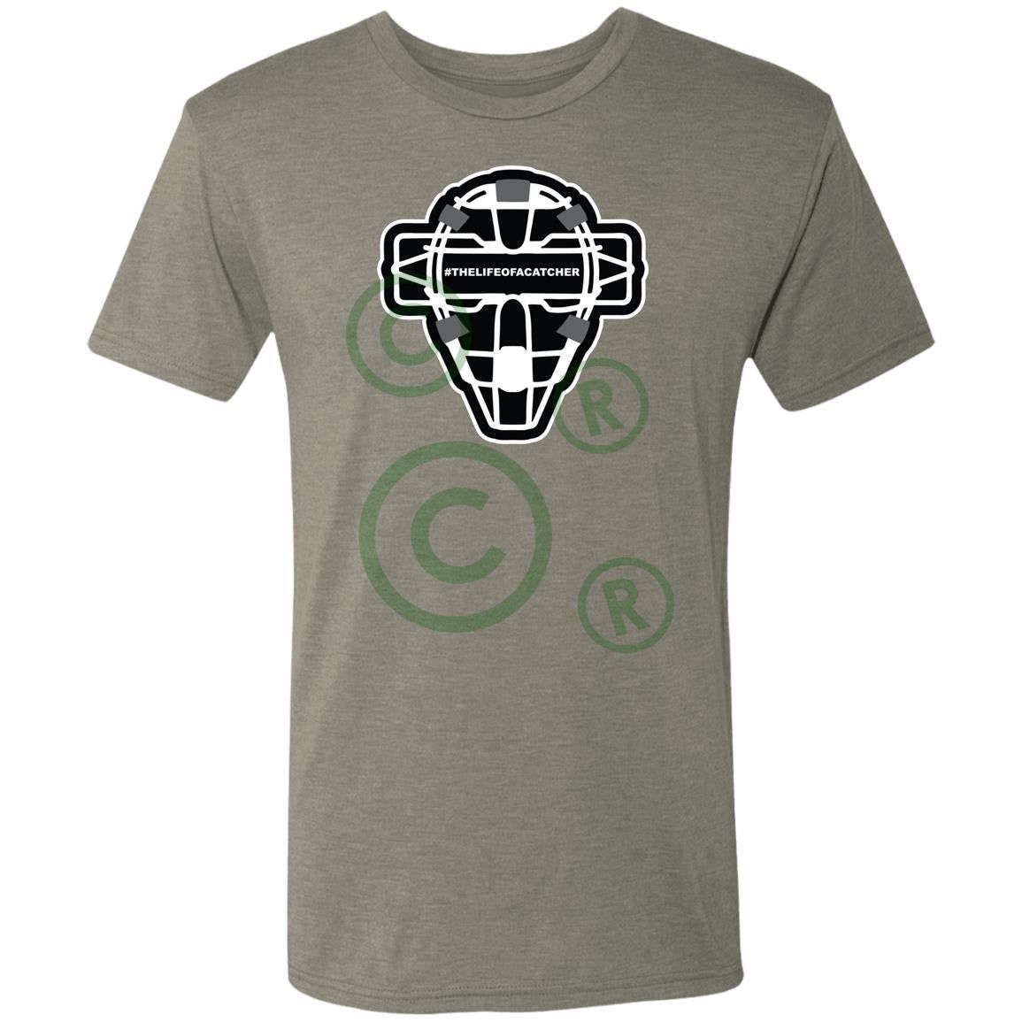 The Catching Guy Logo Mask Men's Triblend T-Shirt - Venetian Grey