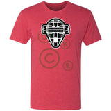 The Catching Guy Logo Mask Men's Triblend T-Shirt - Vintage Red