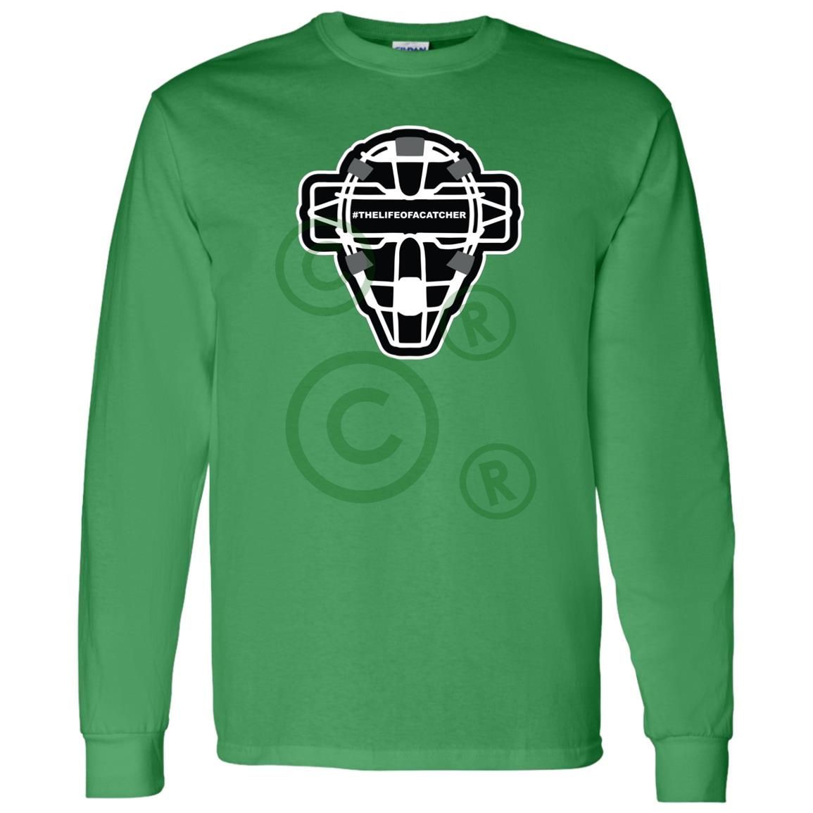 The Catching Guy Logo Mask Unisex Long Sleeve T-Shirt - Green