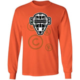 The Catching Guy Logo Mask Unisex Long Sleeve T-Shirt - Orange