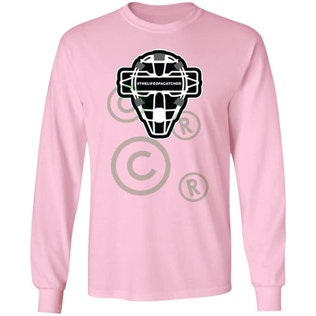 The Catching Guy Logo Mask Unisex Long Sleeve T-Shirt - Pink