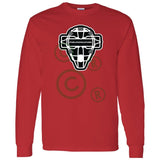 The Catching Guy Logo Mask Unisex Long Sleeve T-Shirt - Red