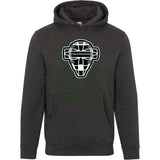 The Catching Guy Logo Mask Unisex Premium Hoodie - Charcoal