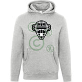 The Catching Guy Logo Mask Unisex Premium Hoodie - Heather Grey