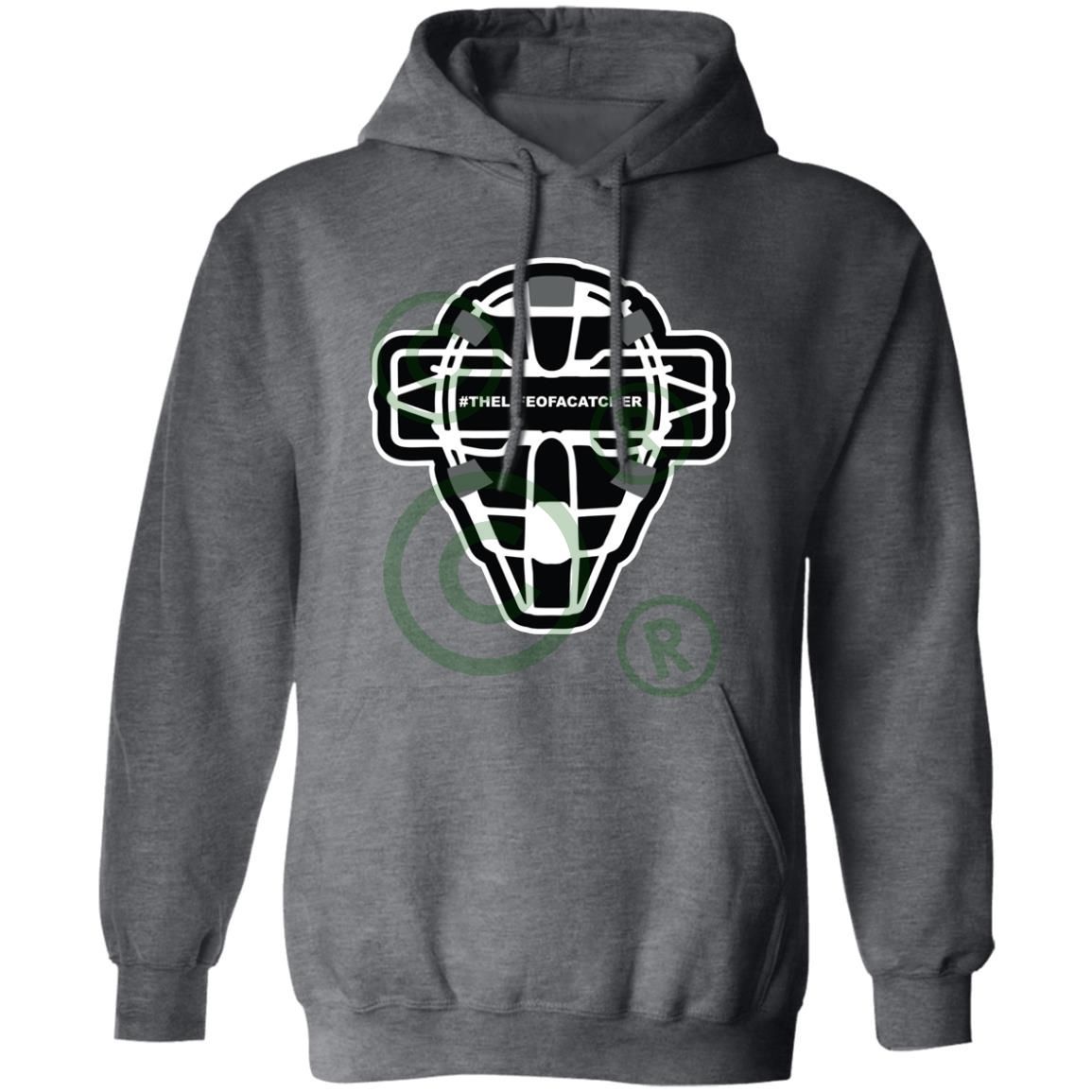 The Catching Guy Logo Mask Unisex Pullover Hoodie - Charcoal