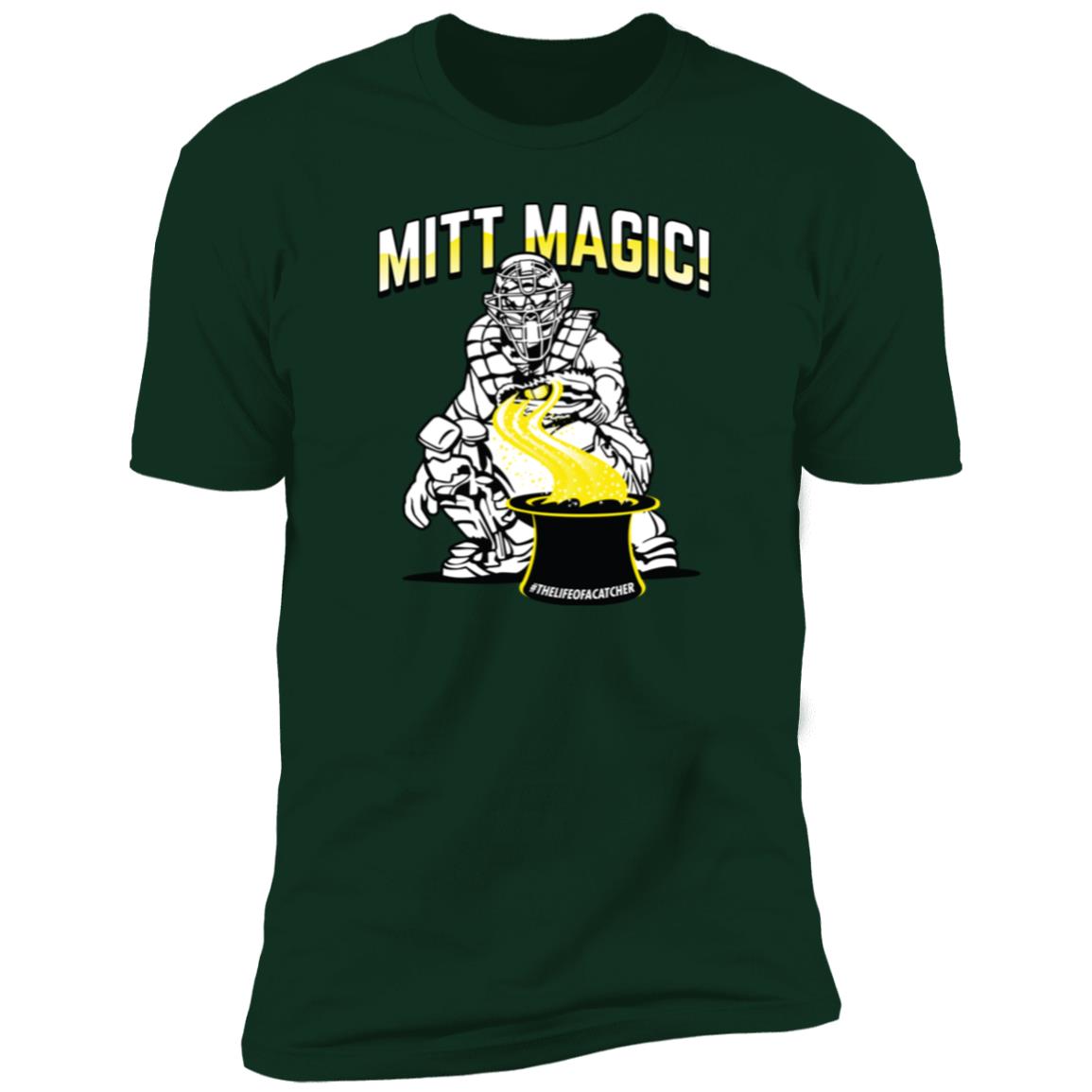 The Catching Guy Mitt Magic Tee green