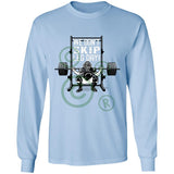 We Don't Skip Leg Day - Adult Long Sleeve T-Shirt - Light Blue