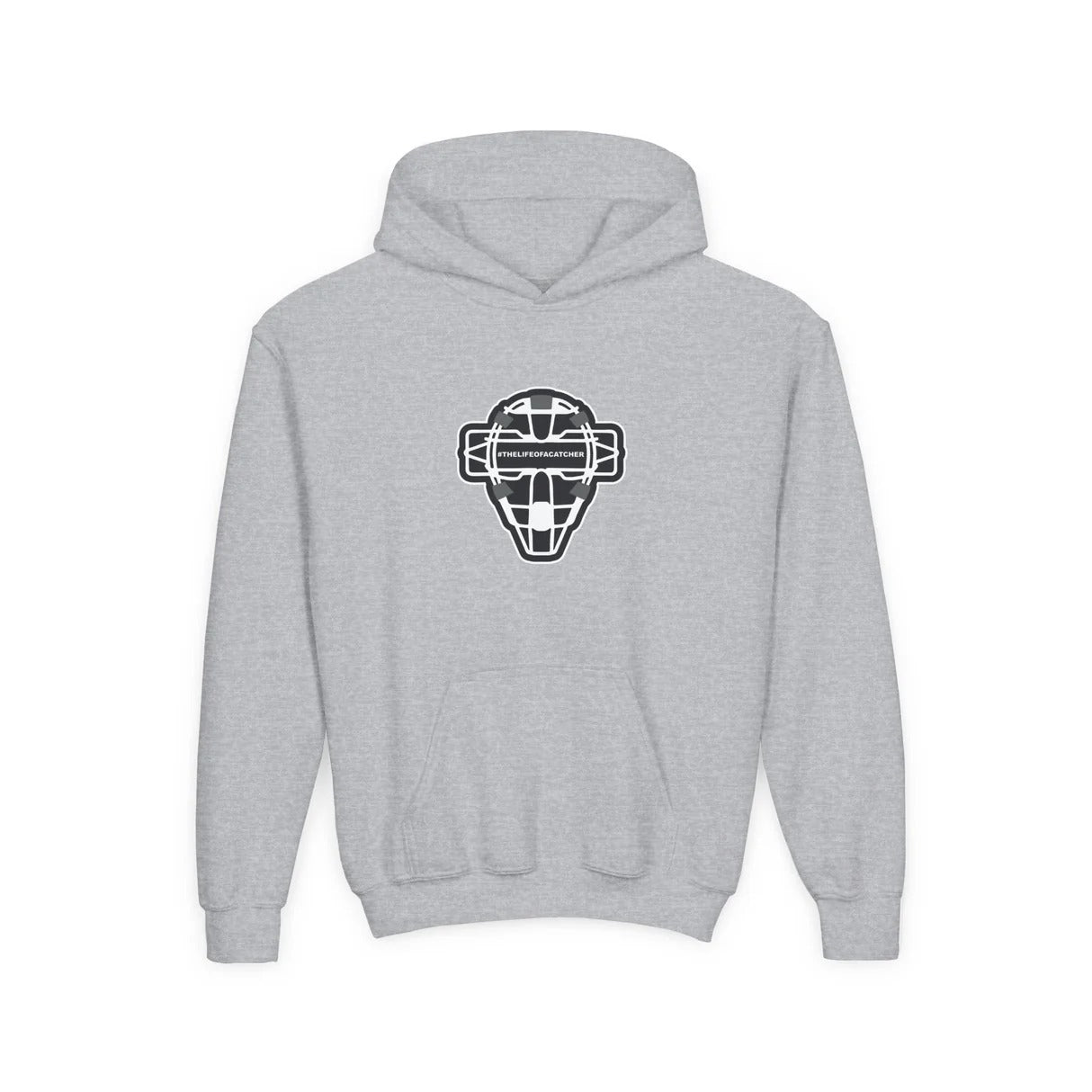 catching mask youth hoodie