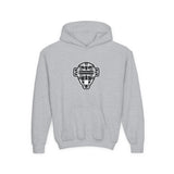 catching mask youth hoodie