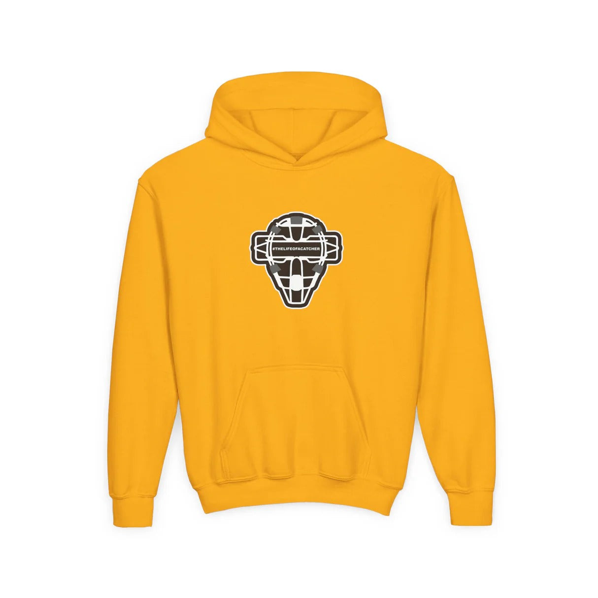 catching mask youth hoodie