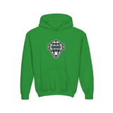 catching mask youth hoodie