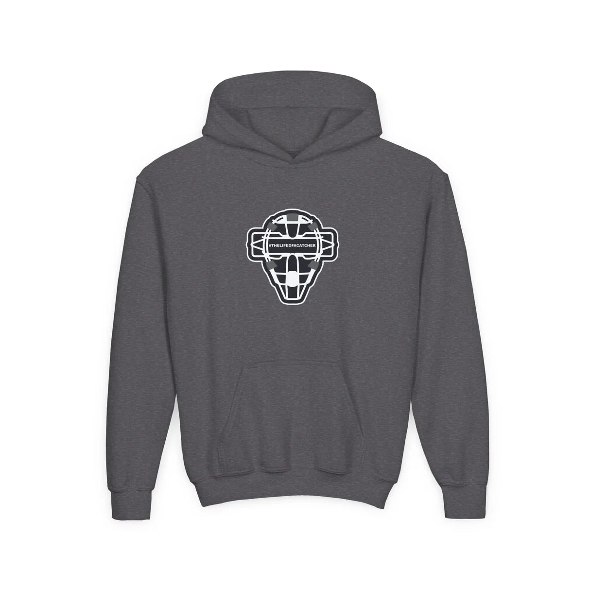 catching mask youth hoodie
