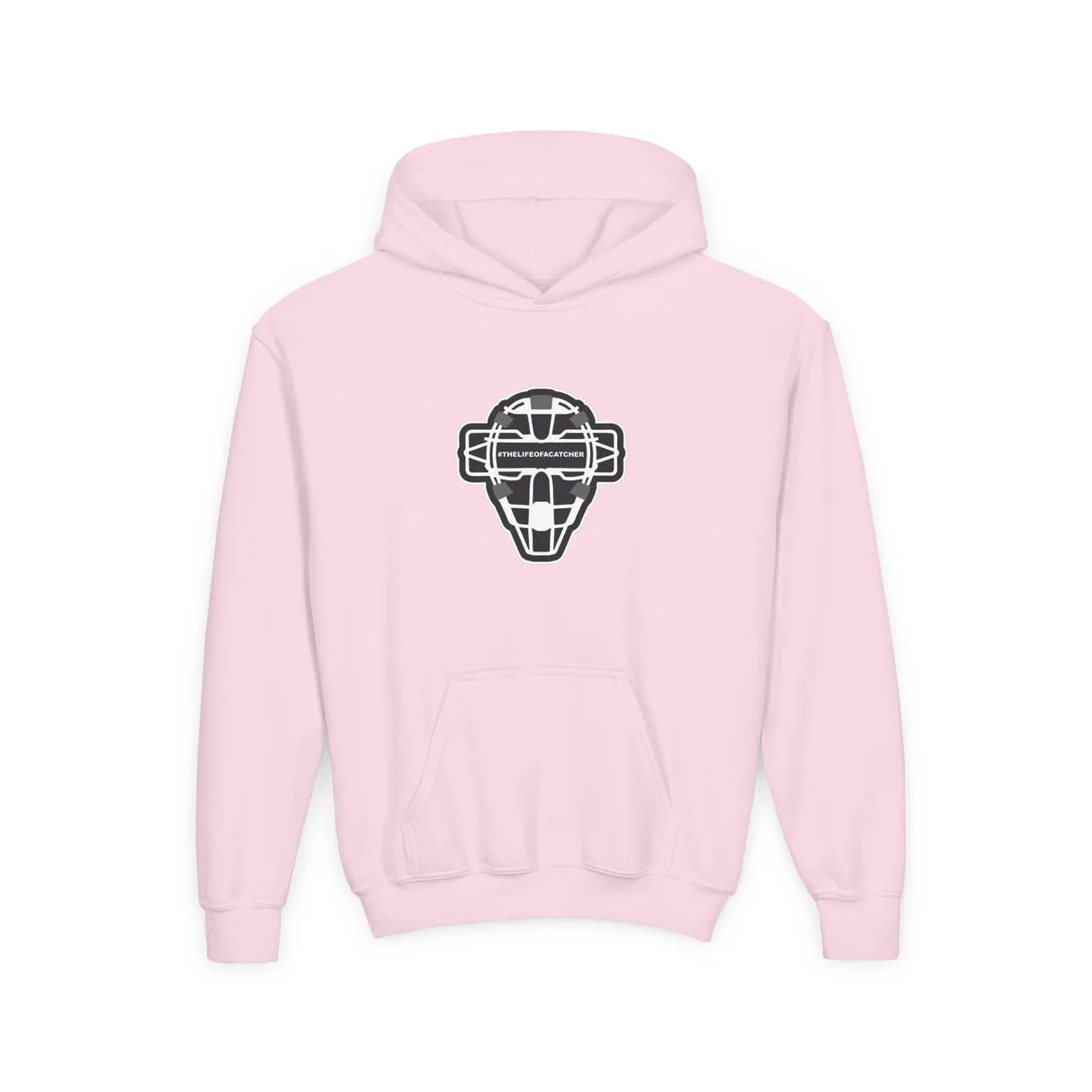 catching mask youth hoodie