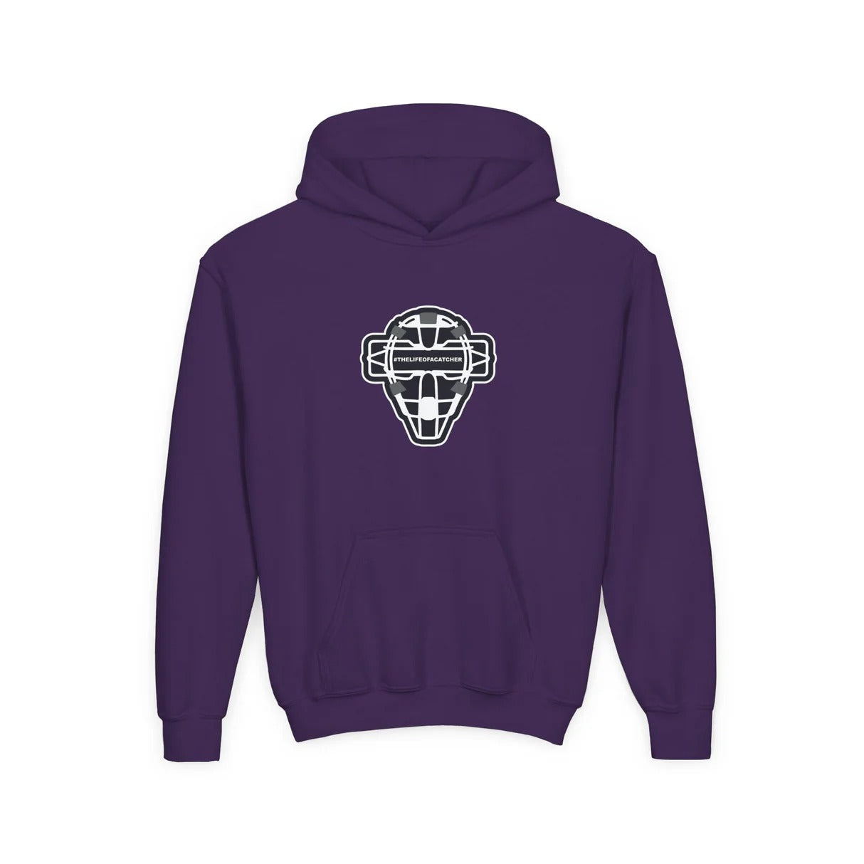 catching mask youth hoodie