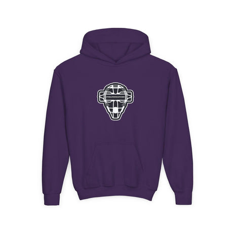 catching mask youth hoodie
