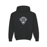 catching mask youth hoodie