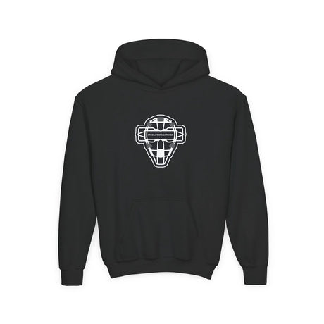 catching mask youth hoodie