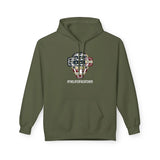 flag catching mask hoodie