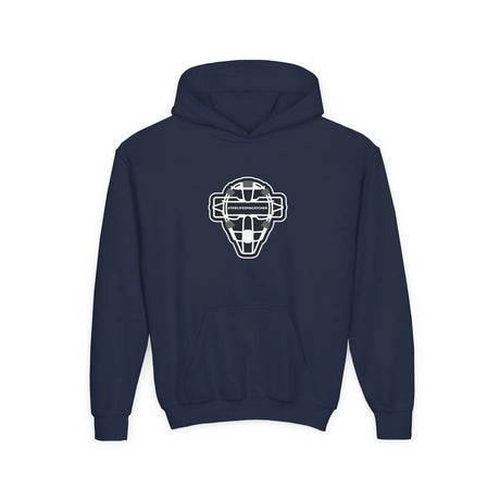 catching mask youth hoodie