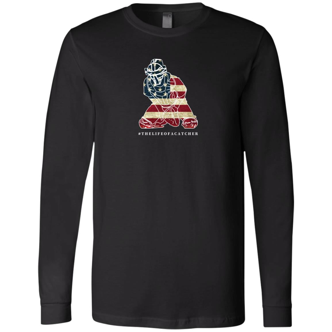 The-Catching-Guy-Flag-black-long-sleeve-tee-catcher