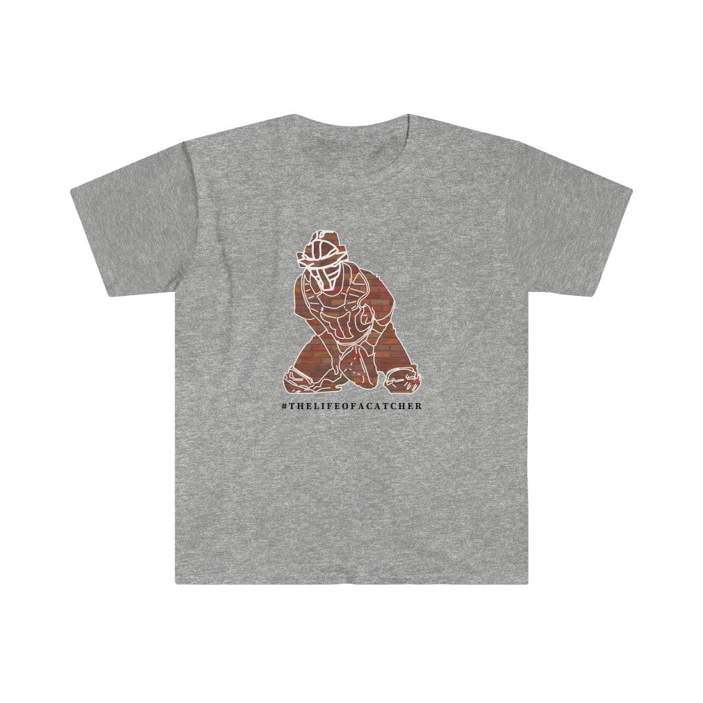 The-Catching-Guy-brick-wall-catcher-red-grey-tee